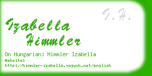 izabella himmler business card